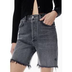 CITIZENS OF HUMANITY Camilla Raw Hem Shorts in Karma Size 24
